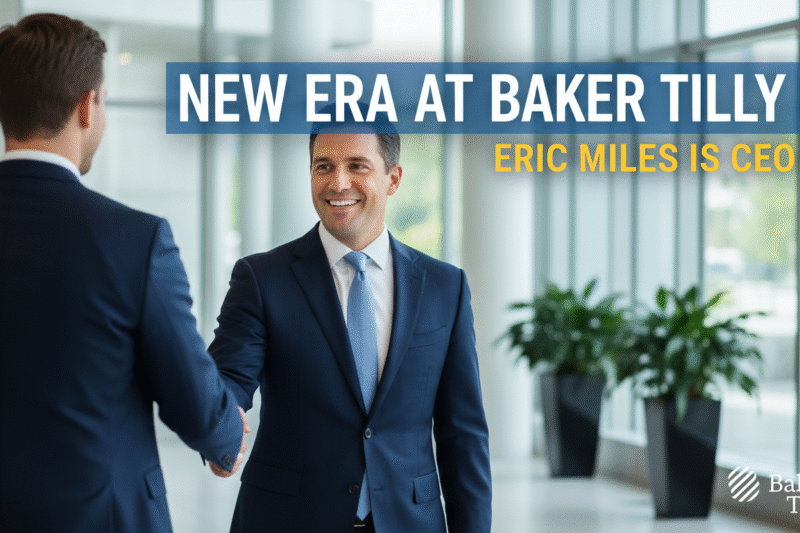 Eric Miles Assumes CEO Role at Baker Tilly