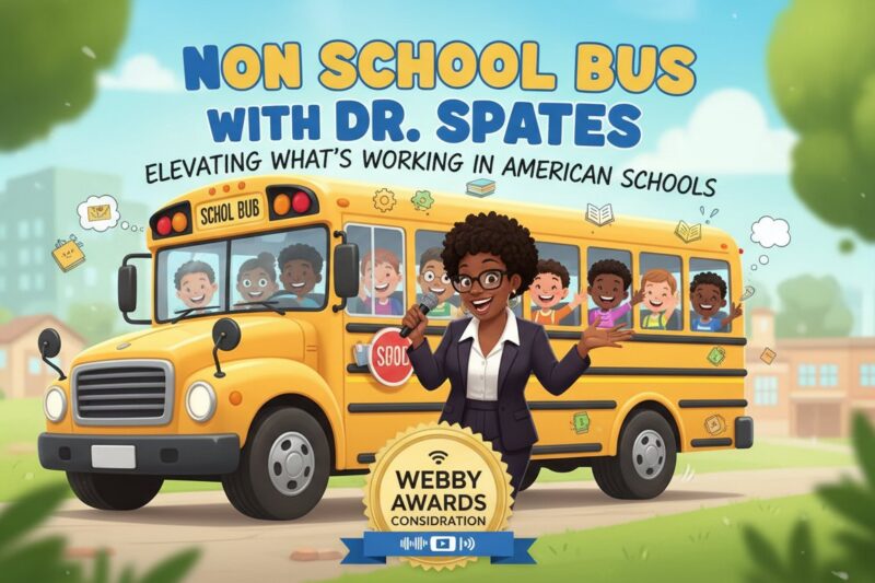 Podcast ‘On the School Bus with Dr. Spates’ Spotlights Fiscal Efficiency in American Education Amid Webby Submission
