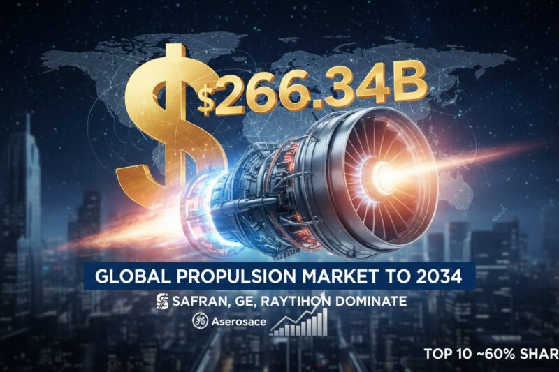 Propulsion Systems Market Set to Reach $266 Billion by 2034 as Industry Leaders Drive Innovation and Expansion