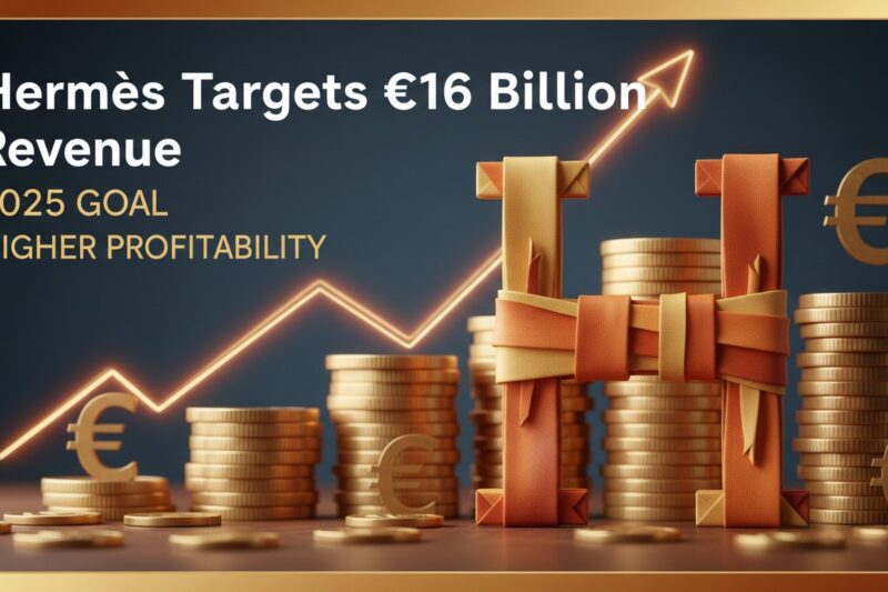 Hermès luxury storefront with iconic orange branding and elegant window display showcasing handbags and accessories