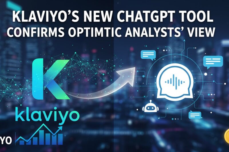 Klaviyo’s (KVYO) New ChatGPT Tool Confirms Analysts’ Optimistic View
